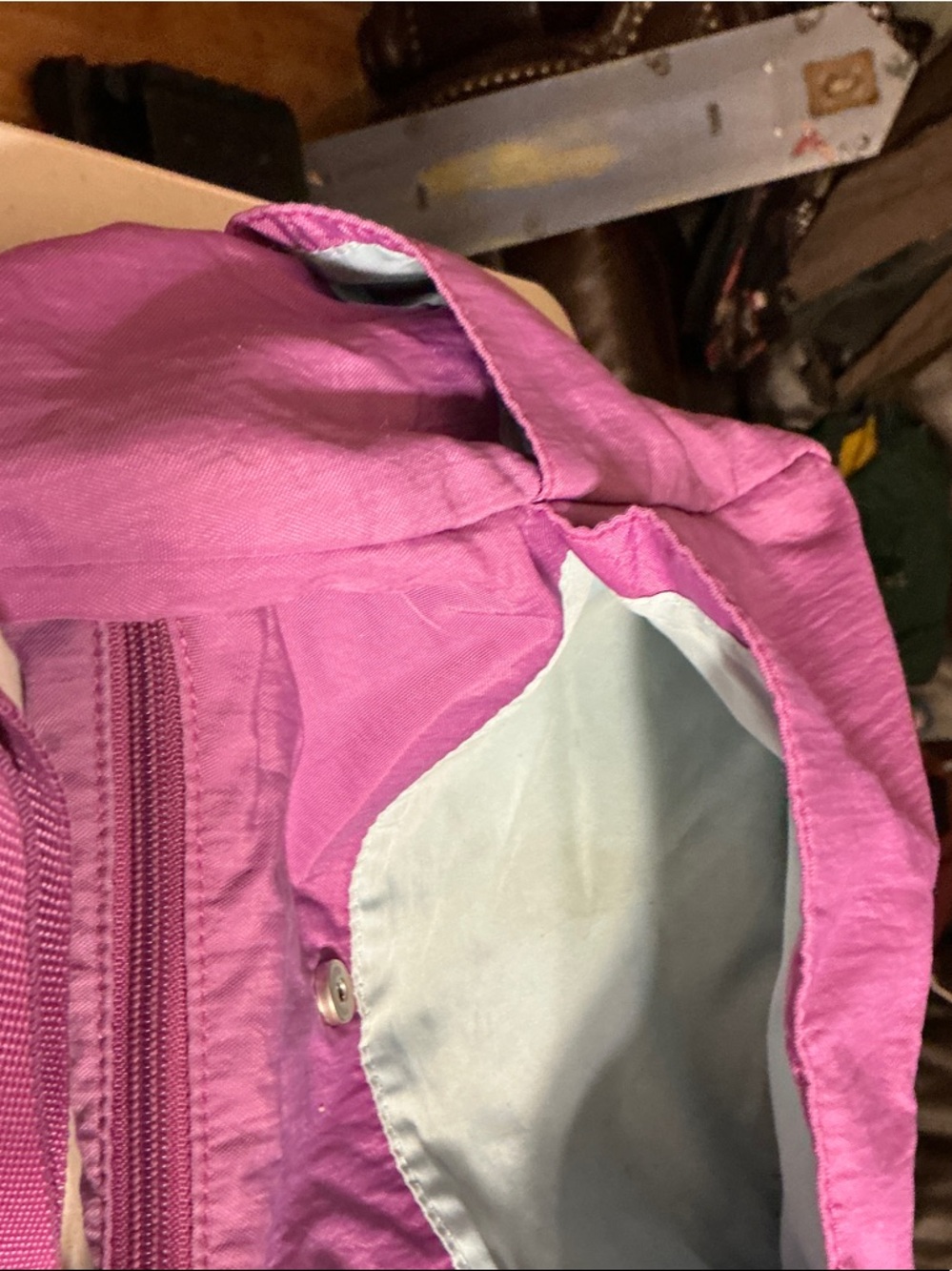 Baggallini Purple Crossbody Shoulder Bag with Front Zipper - Picture 4 of 9